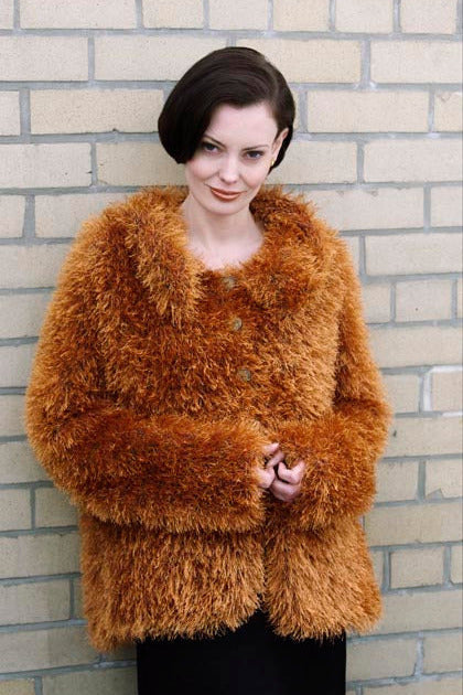 Knit Luxe Faux-Fur Jacket