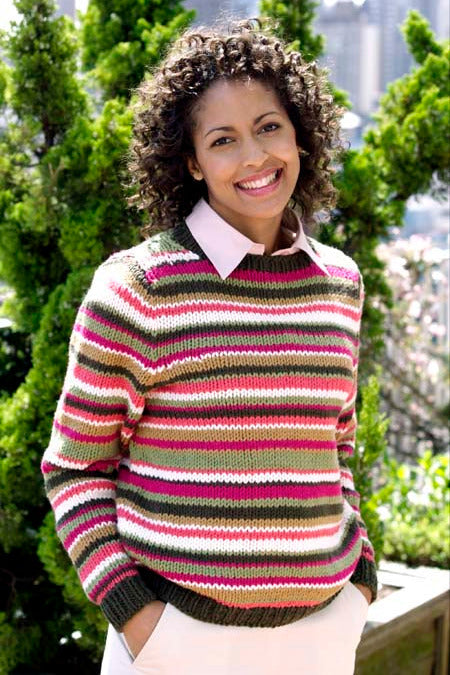 Knit Striping Crew