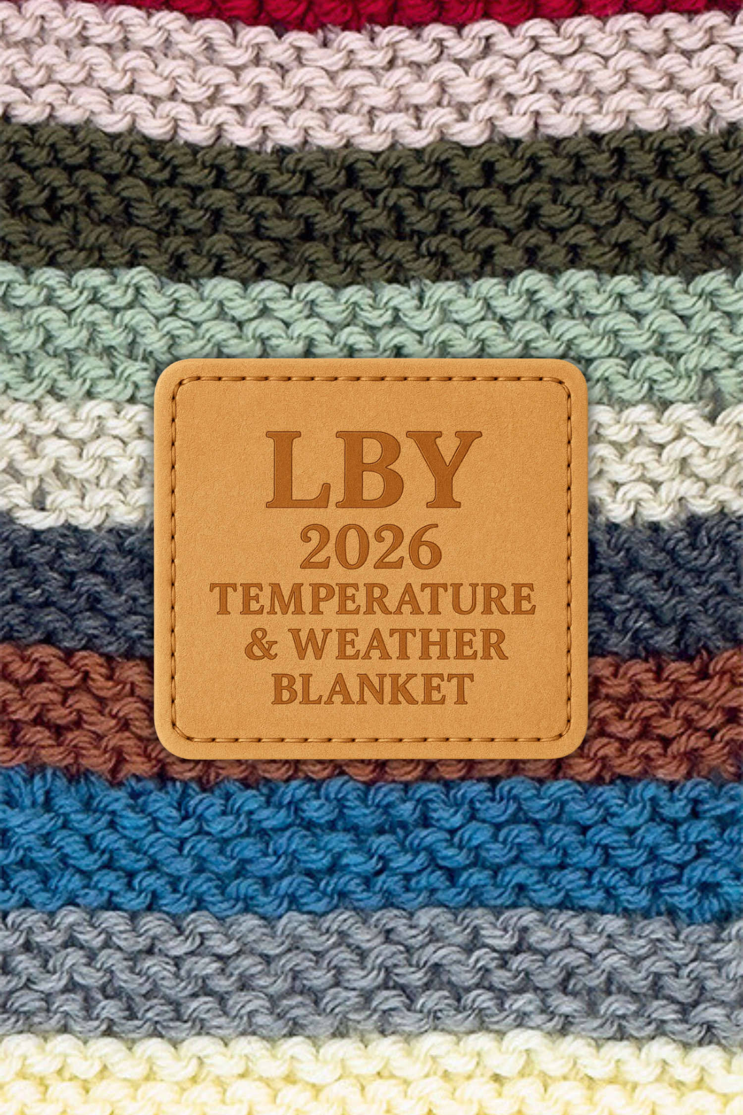 Knit Temperature Blanket 2026