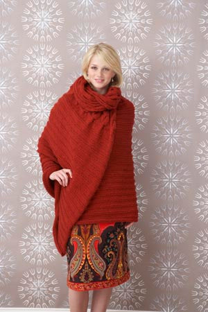 Cabled Wrap (Knit) - Version 2