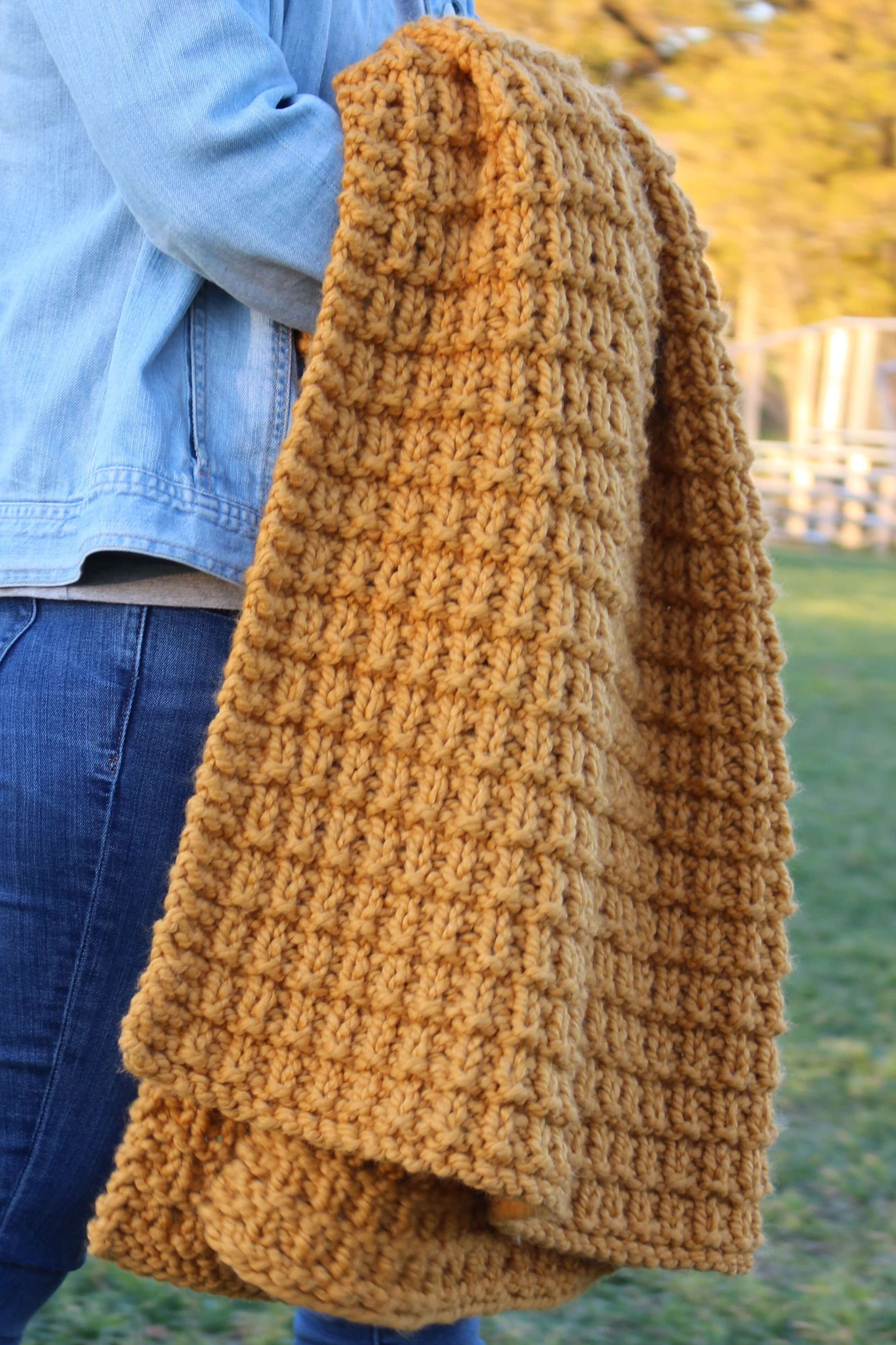 Knit Kit - Game Time Blanket