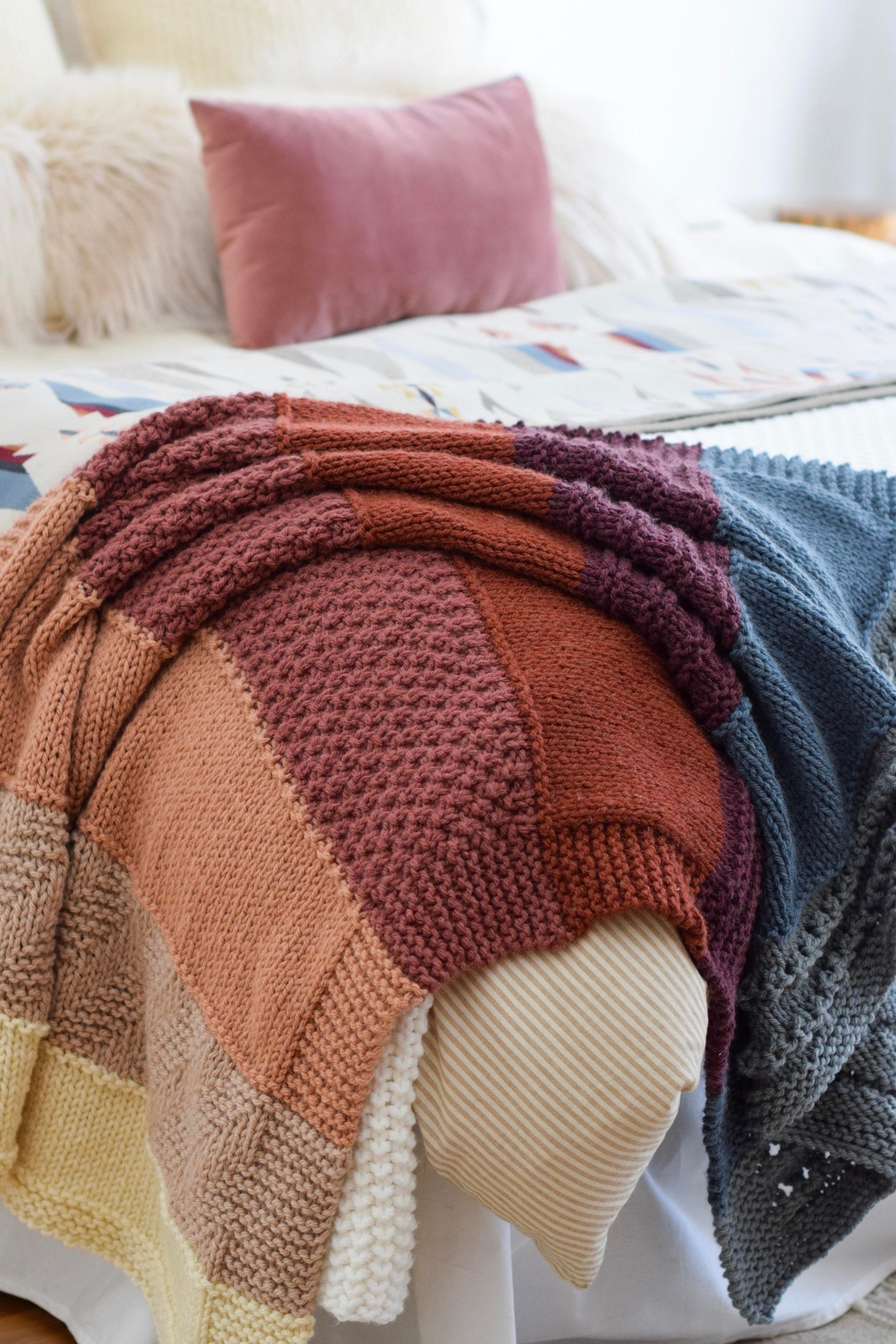Knit Kit - Rocky Mountain Sampler Throw