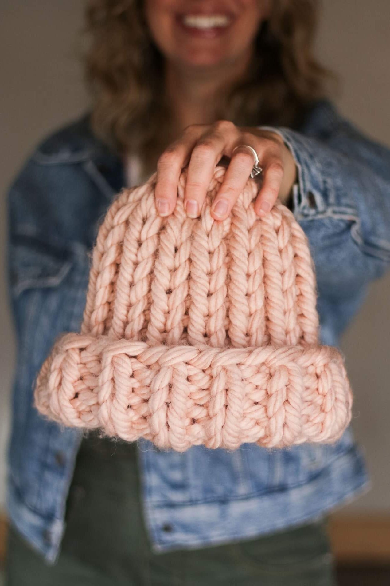 Knit Kit - Knit Flat Chunky Hat