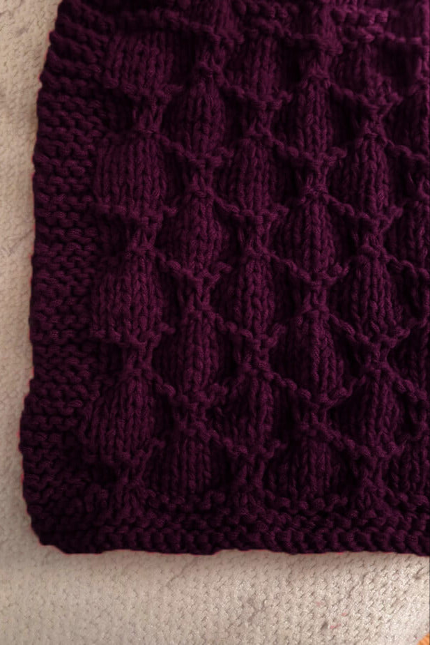 Knit Kit - Honeybee Hive Baby Blanket