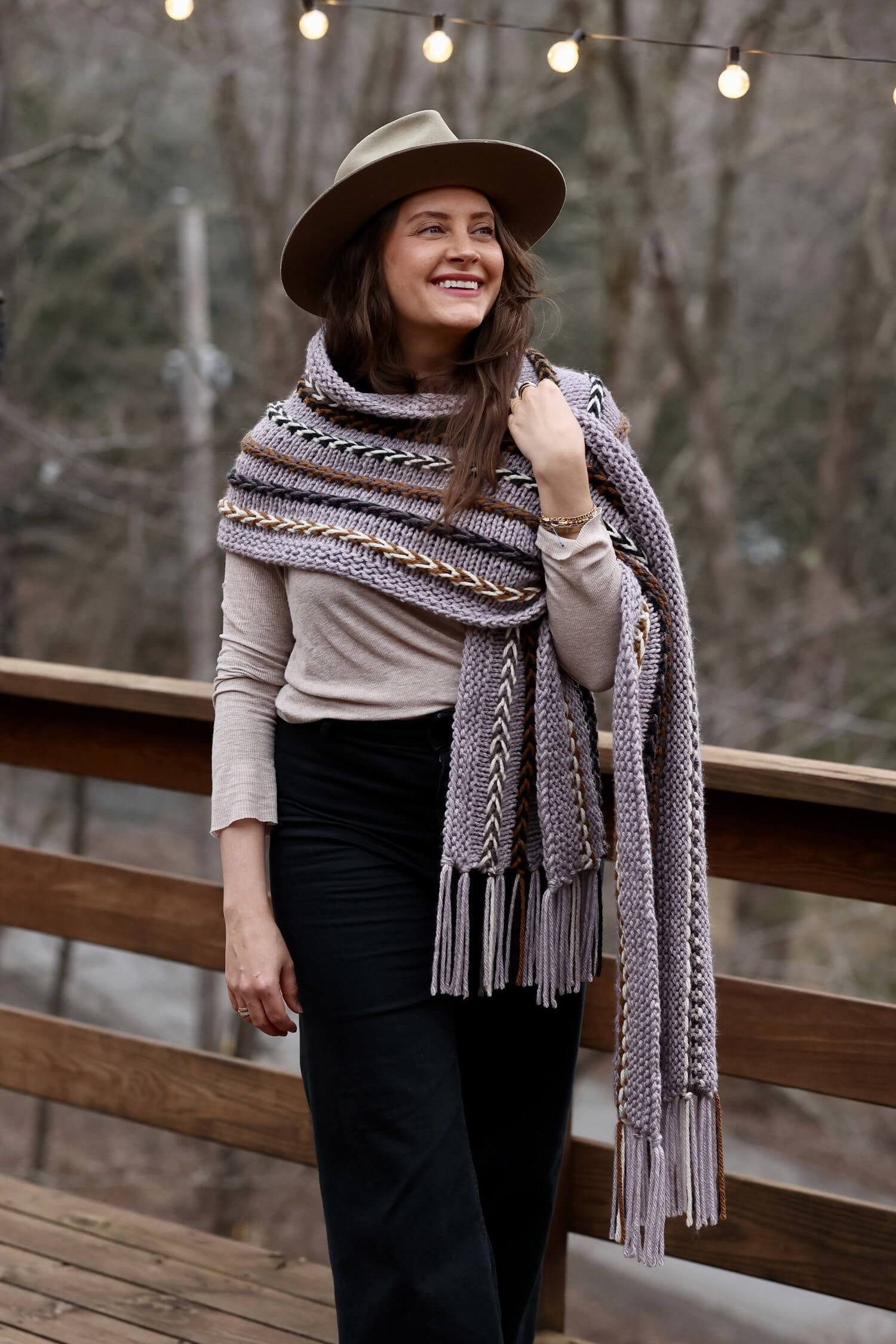 Knit Kit - Tango Braided Wrap