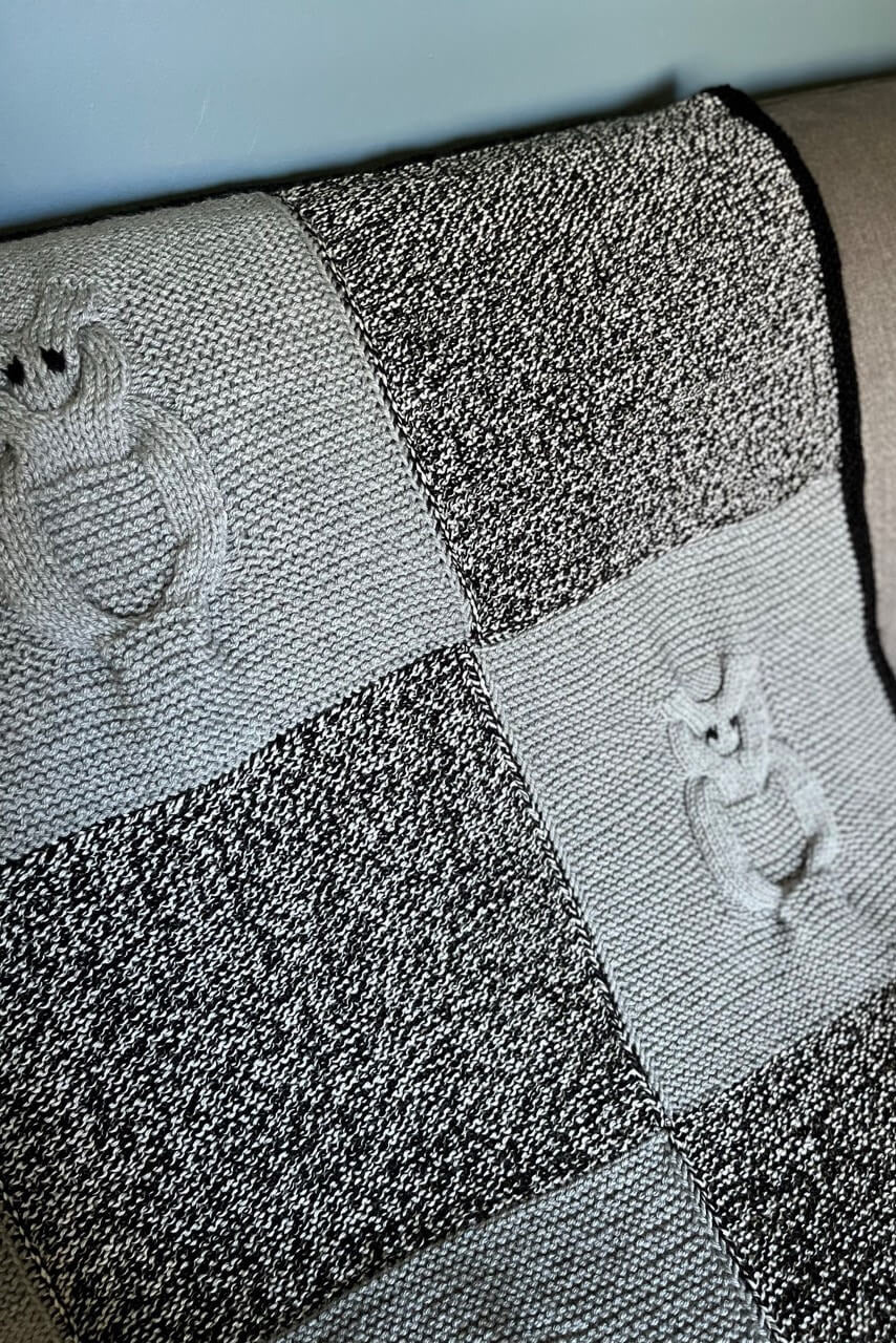 Knit Kit - Owl Blanket