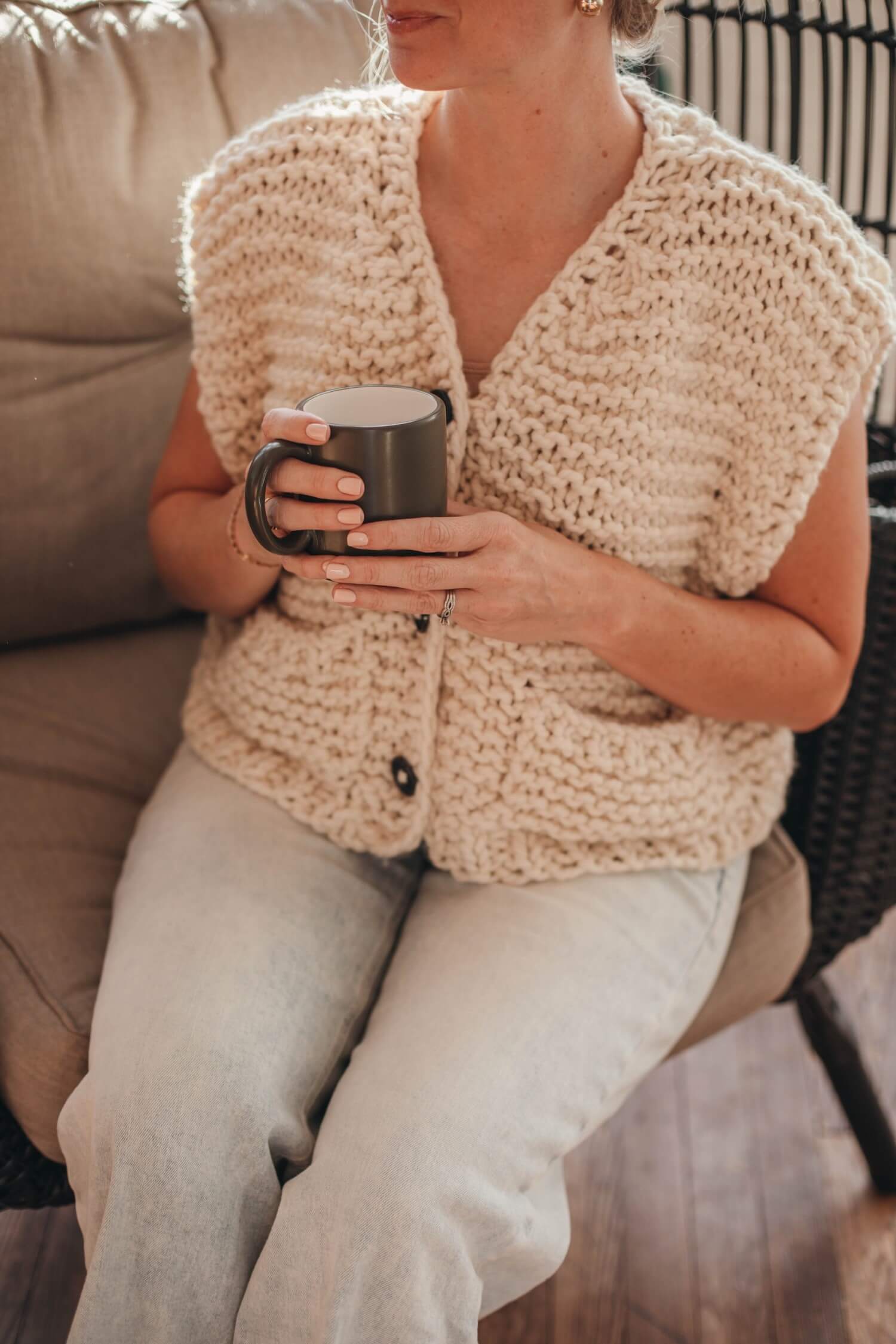 Knit Kit - Oversized Boxy Vest
