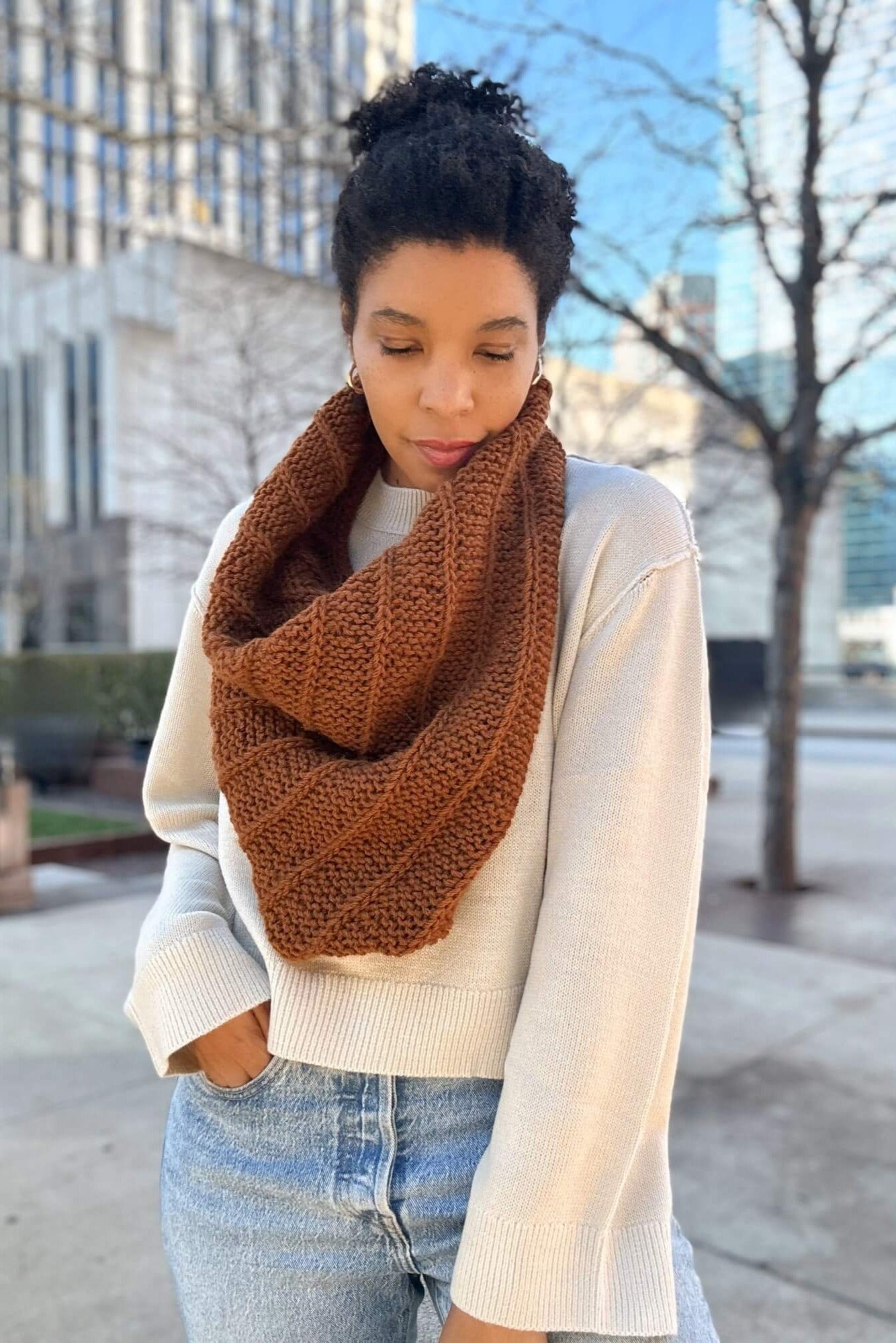 Knit Kit - The Citywind Cowl