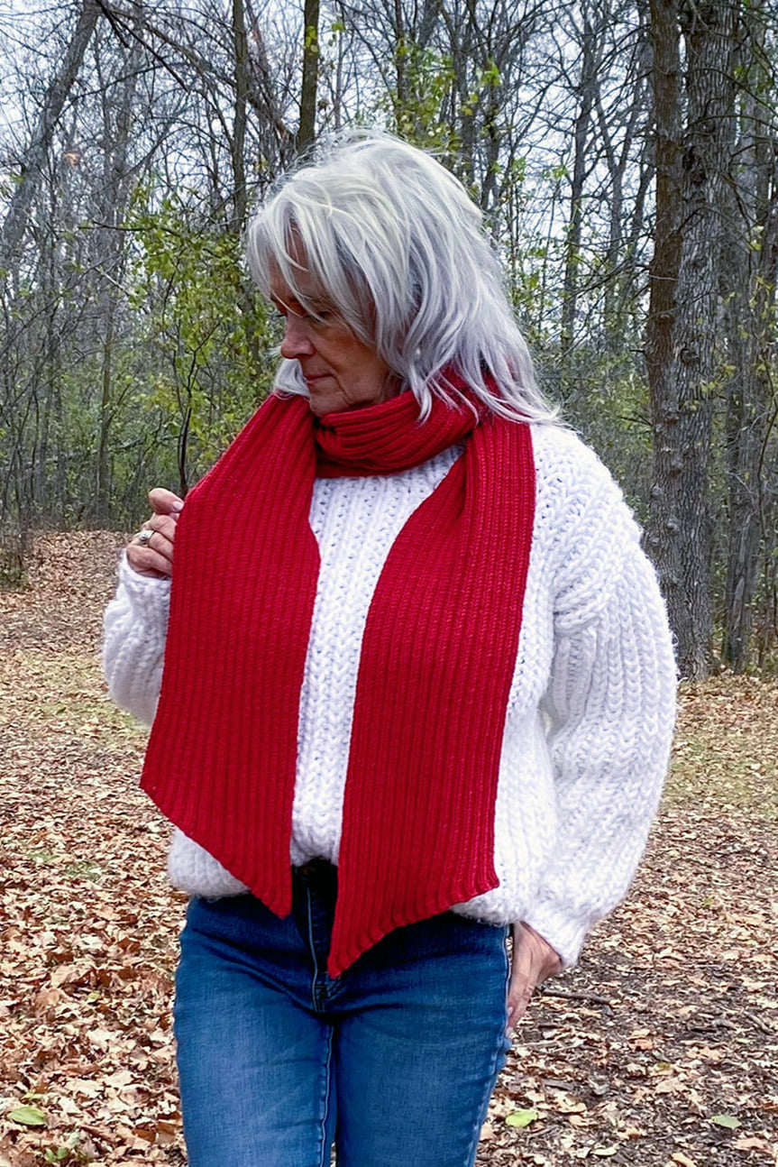 Knit Kit - The 2x2 Ribbed Scarf