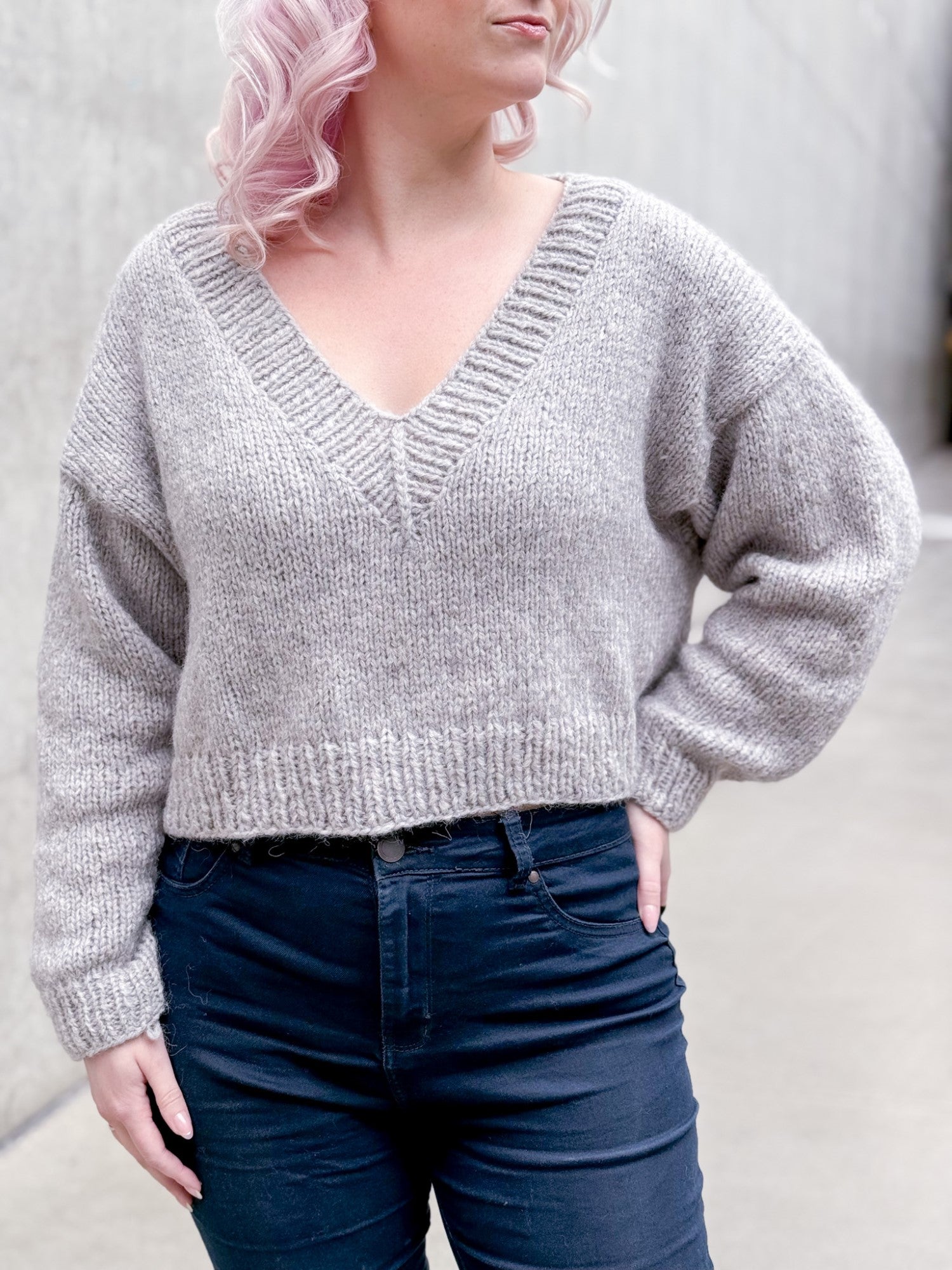 Knit Kit - Sweet V Sweater