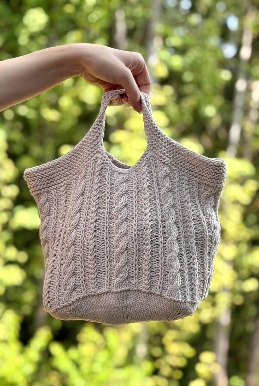Knit Kit - Platted Bag