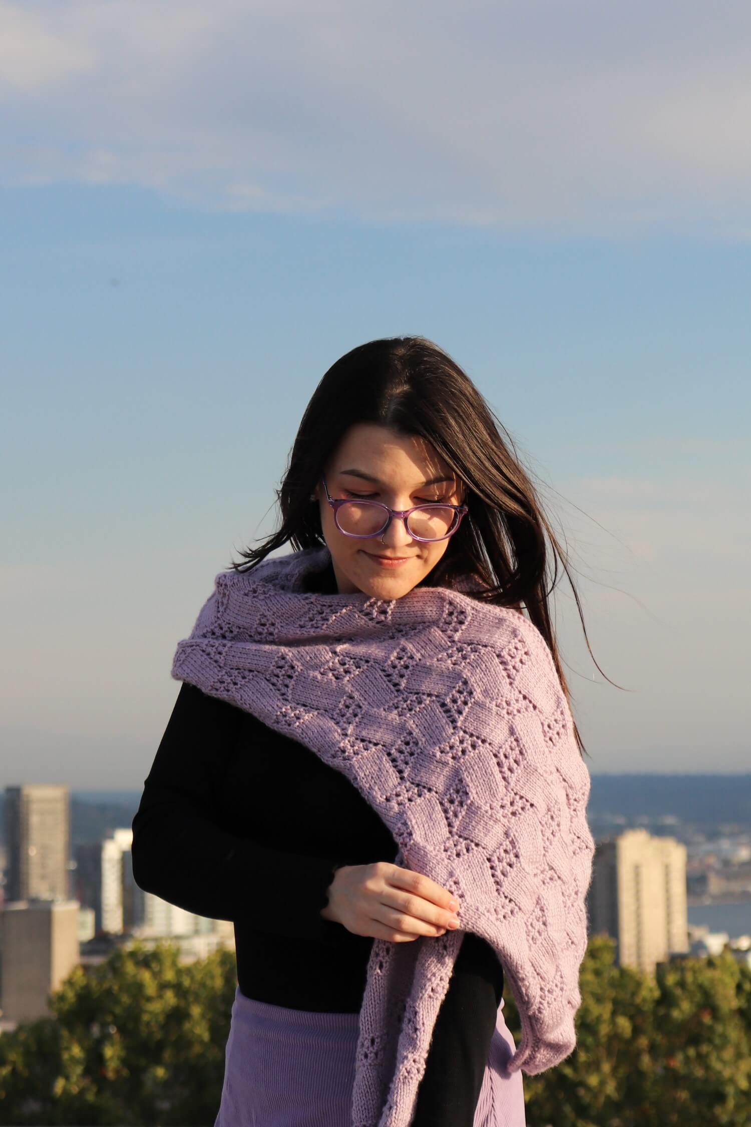 Knit Kit - The Haze Shawl