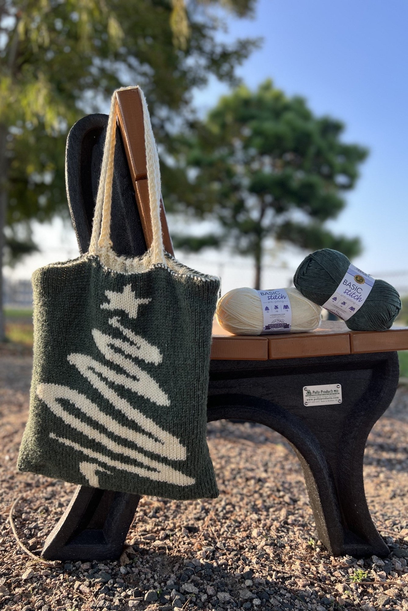 Knit Kit - Royal Tree-tment Tote