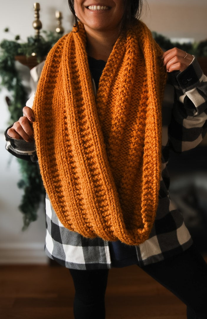 Knit Kit - Nora Infinity Scarf