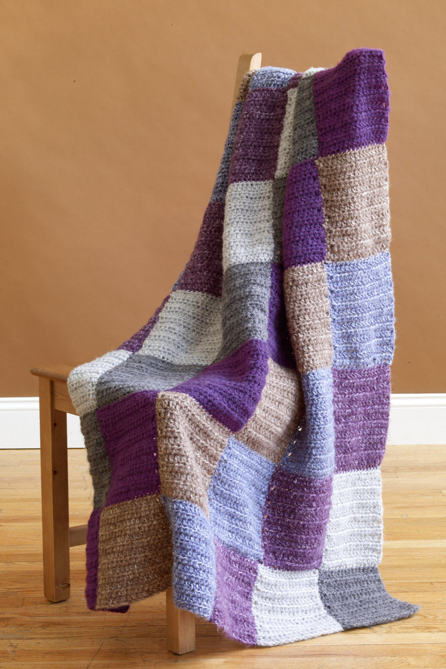 Bold Blocks Afghan Pattern (Crochet) - Version 2