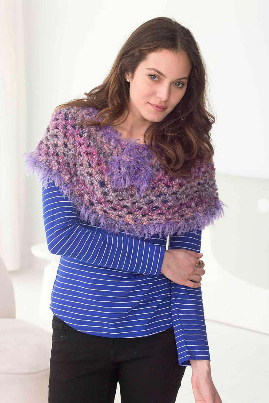 Bow Tied Capelet Pattern (Crochet)
