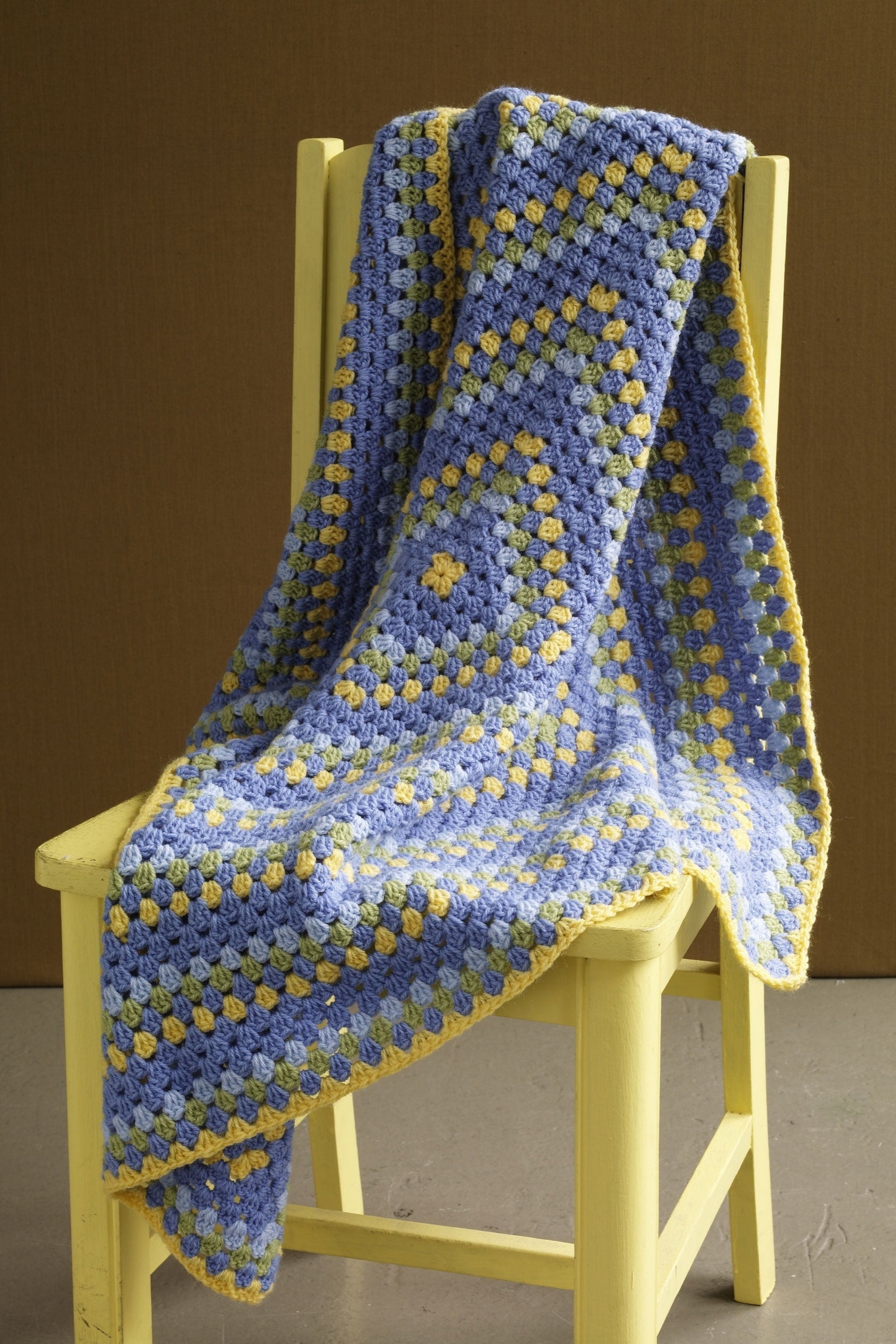 Brilliant Colors Baby Throw Pattern (Crochet) - Version 1