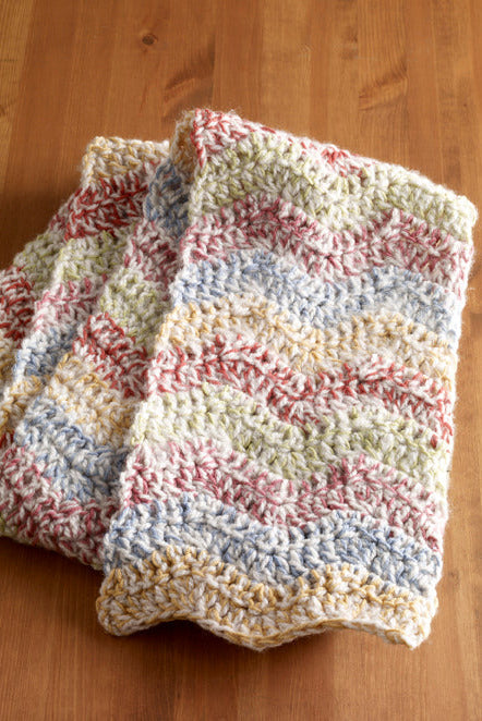 Brilliant Ripple Scarf (Crochet)