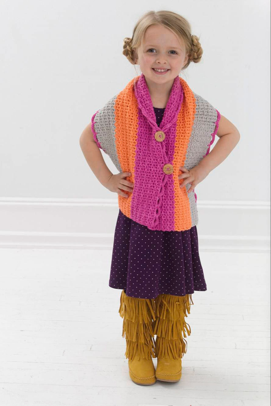 Buttoned Wrap Pattern (Crochet)