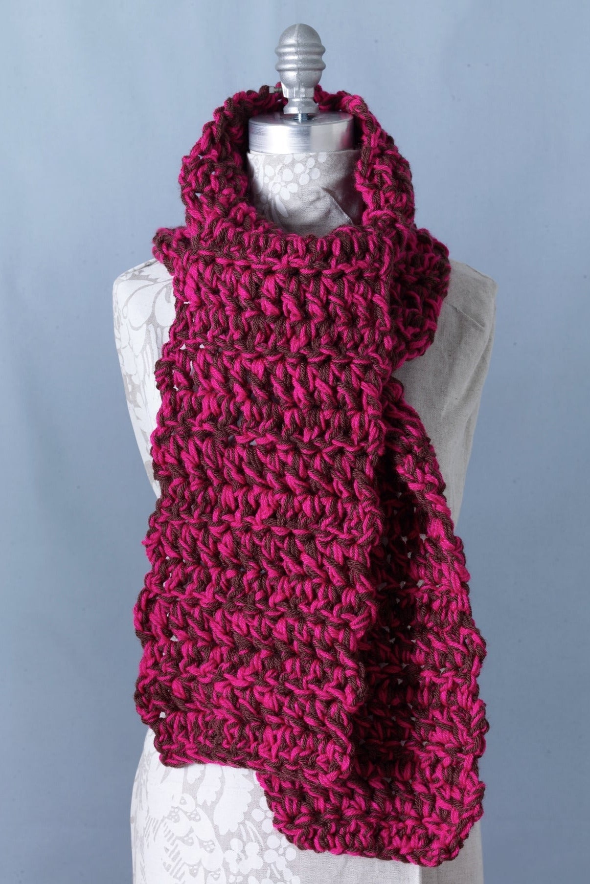 Carnaby Tweed Scarf Pattern (Crochet)