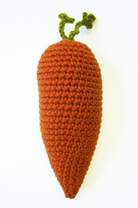 Carrot Rattle Pattern (Crochet)