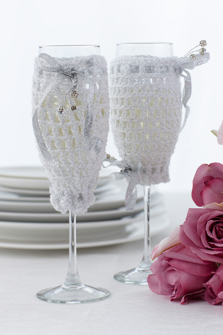 Champagne Glass Cover (Crochet)