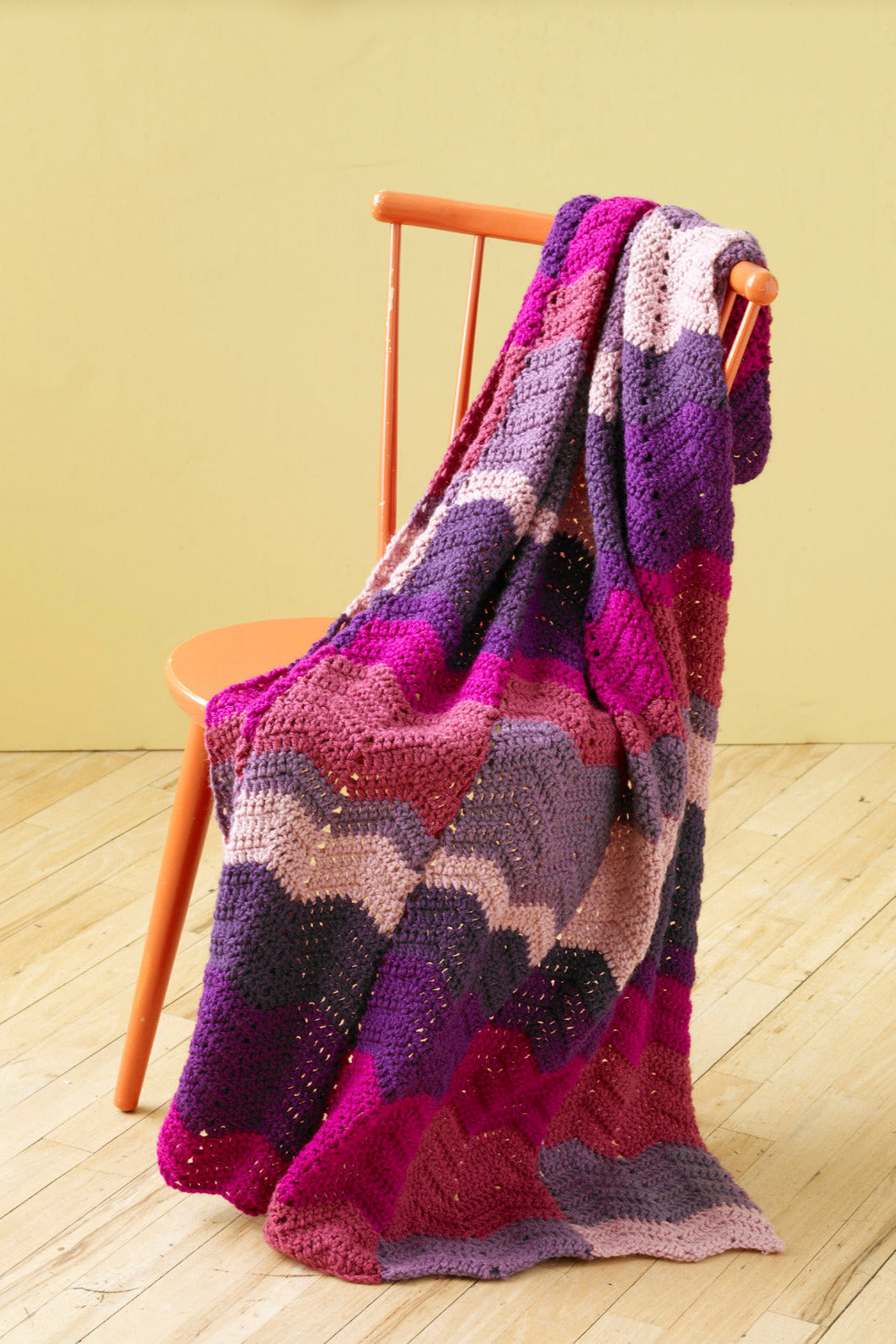 Chevron Scarf Afghan (Crochet)