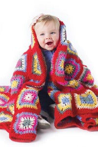 Circle in a Square Afghan Pattern (Crochet)
