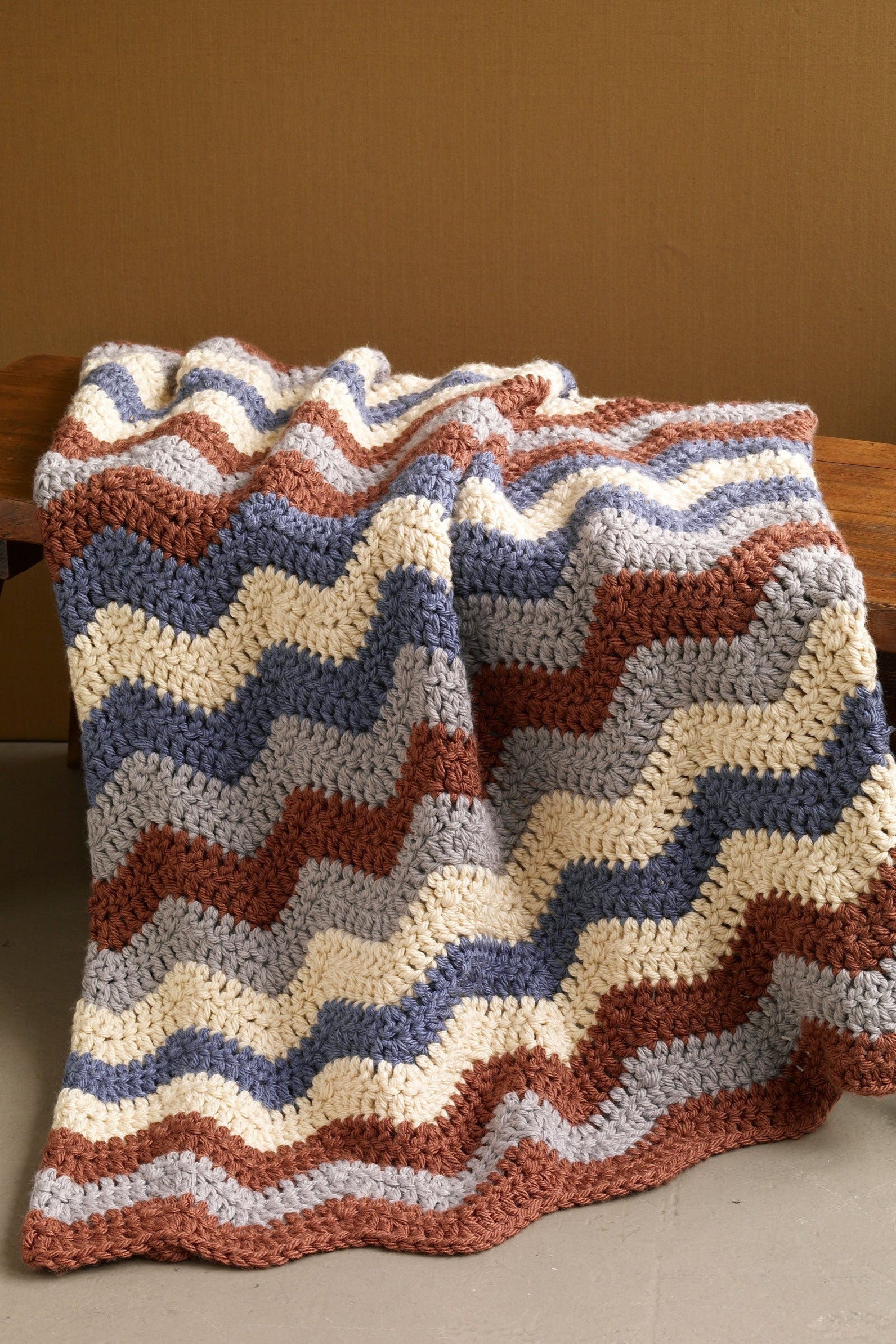 Clockhouse Ripple Afghan (Crochet)