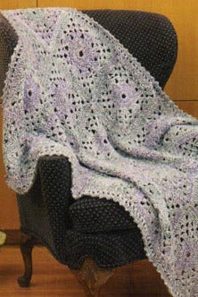 Lacey Blues Throw Pattern (Crochet)