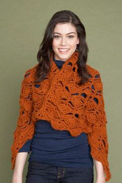 Lacy Openwork Wrap Pattern (Crochet)