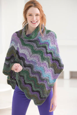 Lagoon Ripple Poncho (Crochet)