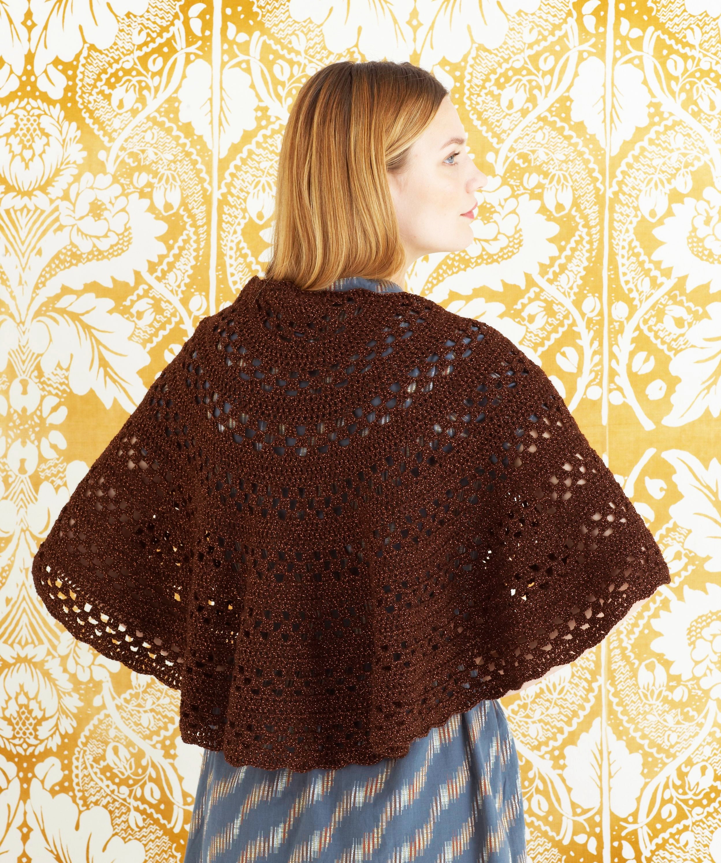 Lavish Lace Shawl (Crochet)