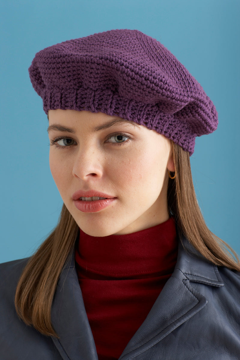 Le Chic Beret Pattern (Crochet) - Version 2