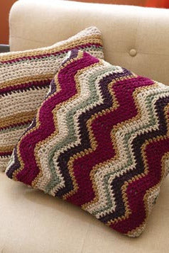 Zig-Zag Pillow (Crochet)