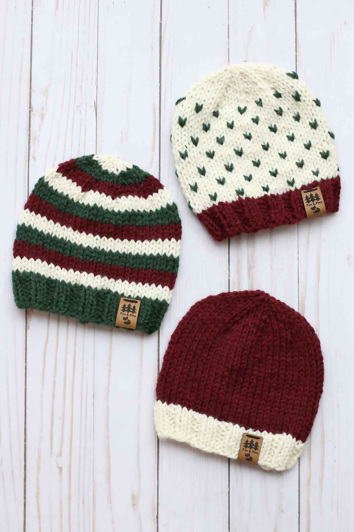 Christmas Hats Bundle (Knit)