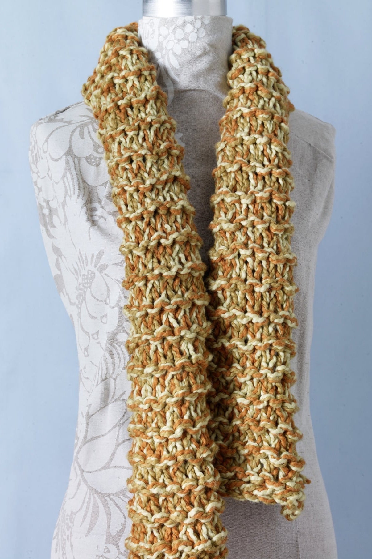 2 Hour Tweed Scarf Pattern (Knit)