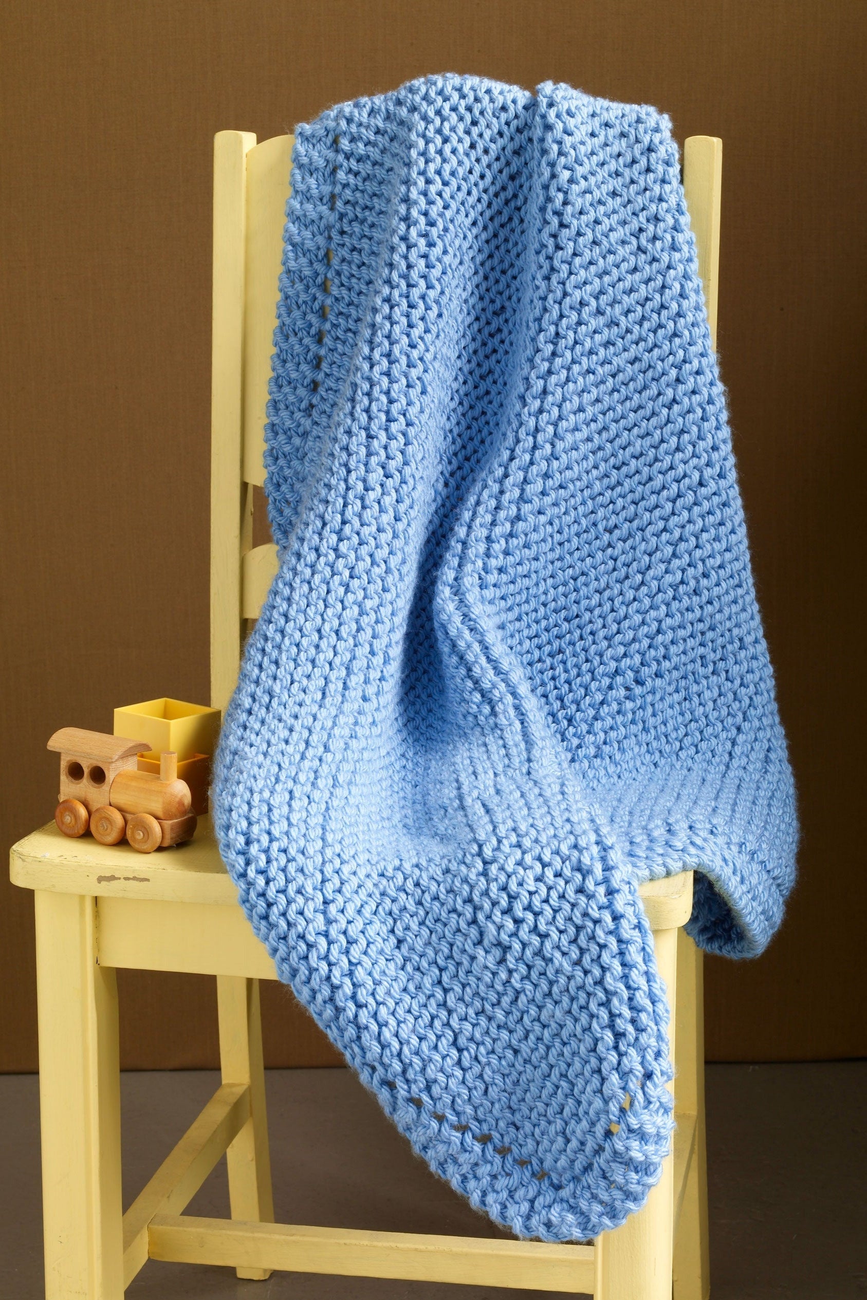 Bright Nursery Baby Throw Pattern (Knit)