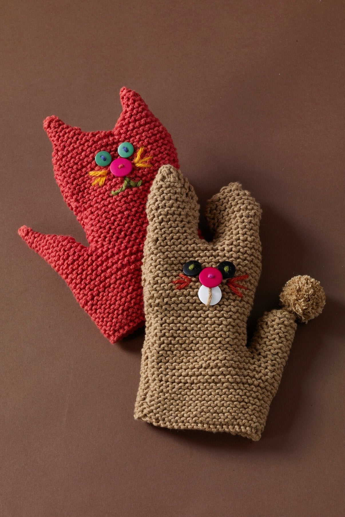 Bunny Bath Mitt Pattern (Knit)