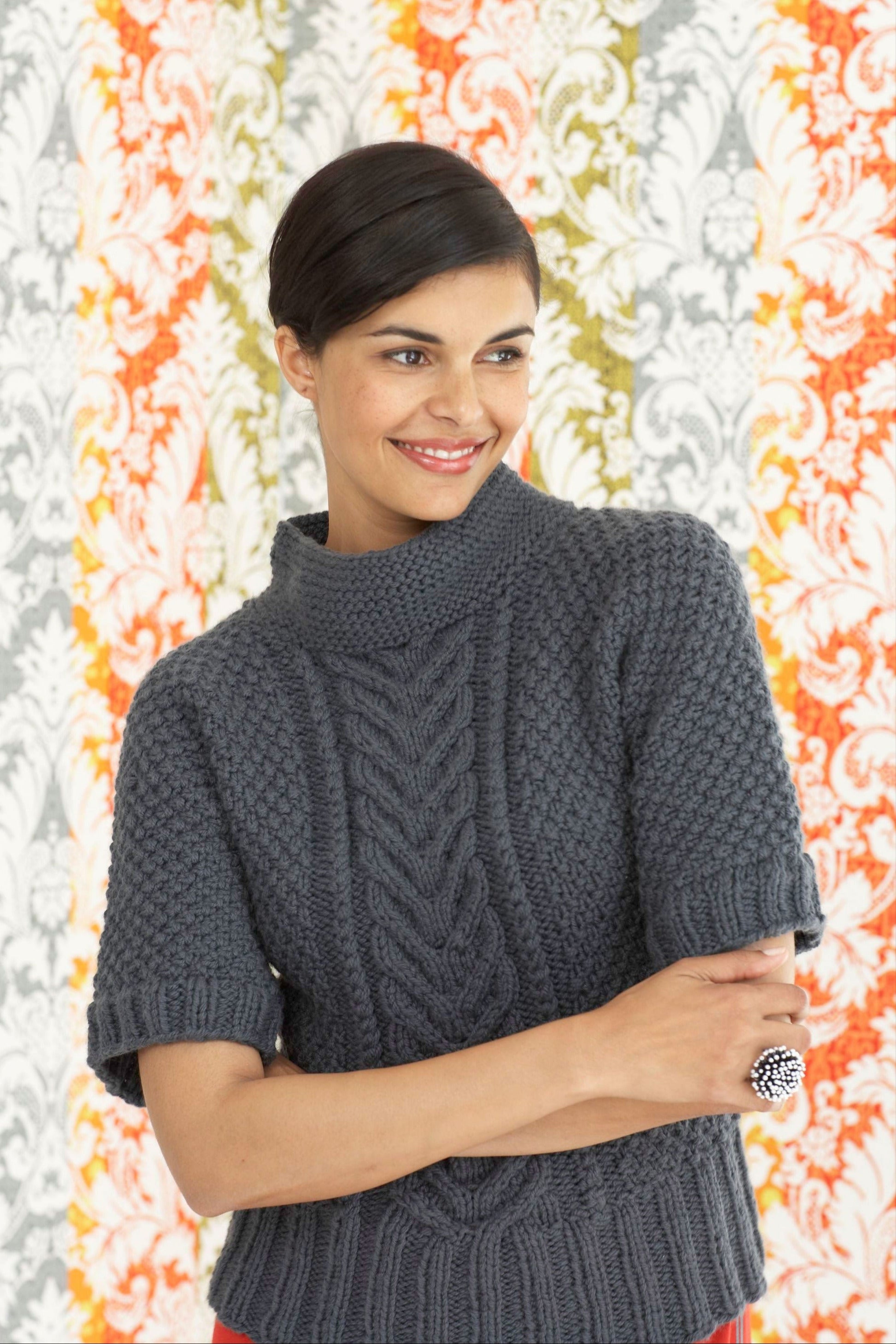 Cabled Cashmere Sweater (Knit)