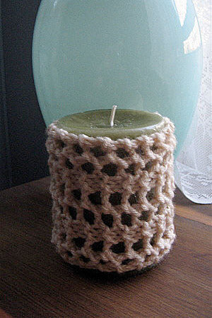 Candle Cover (Knit)