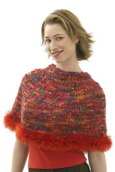 Capelet Hat Scarf and Wristlets Set Capelet Pattern Pattern (Knit)