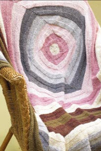 Centerpiece Treasure Afghan Pattern (Knit)