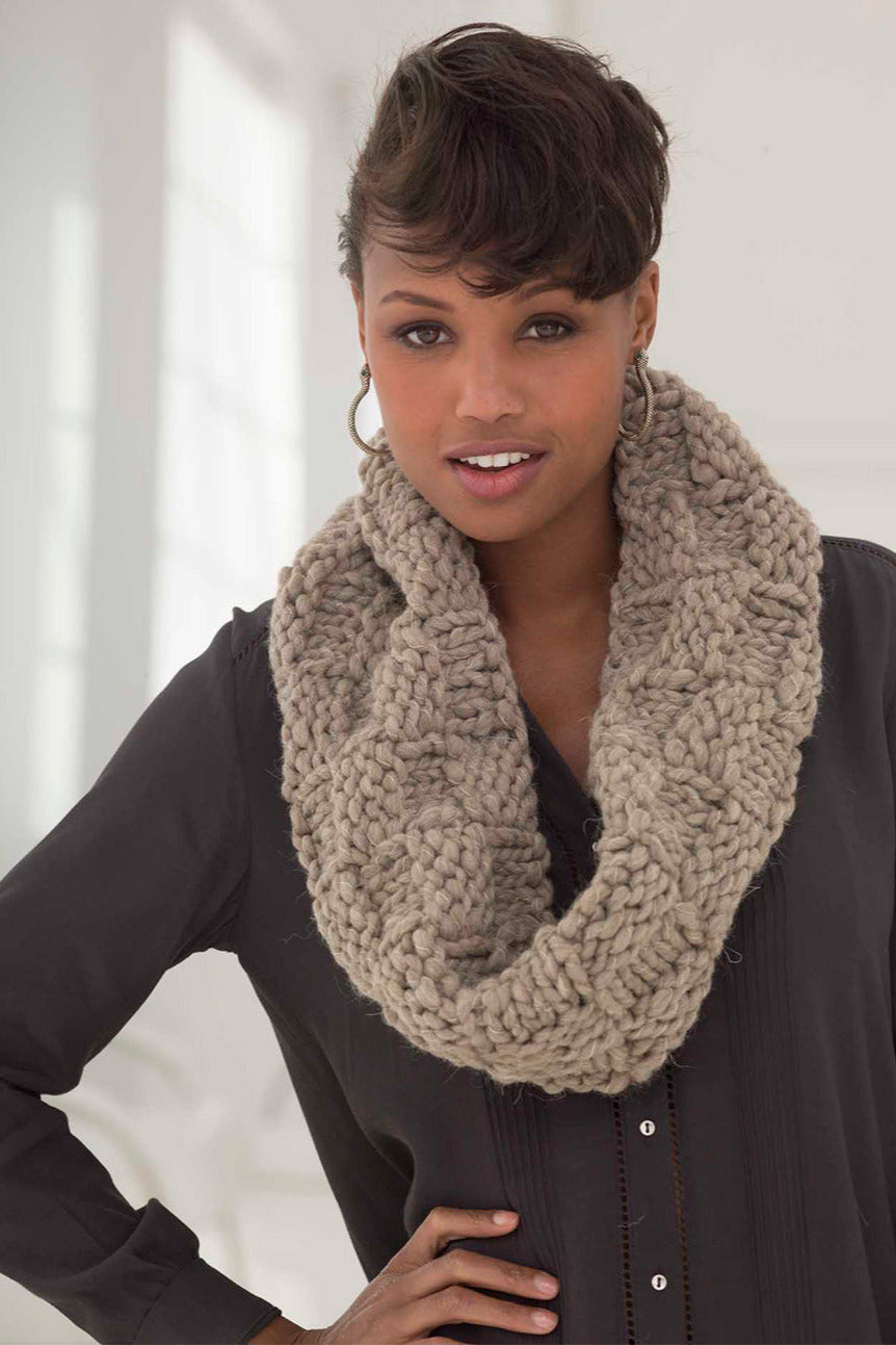 Checkerboard Cowl Pattern (Knit)