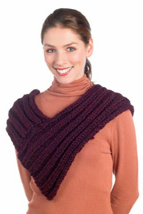 Chunky Rib Scarf Pattern (Knit)