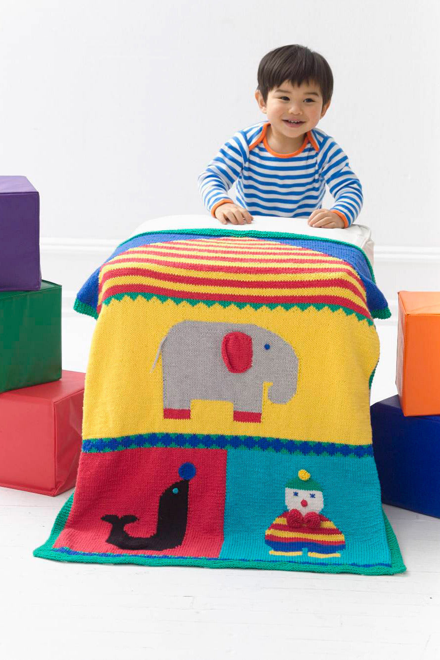 Circus Afghan Pattern (Knit)
