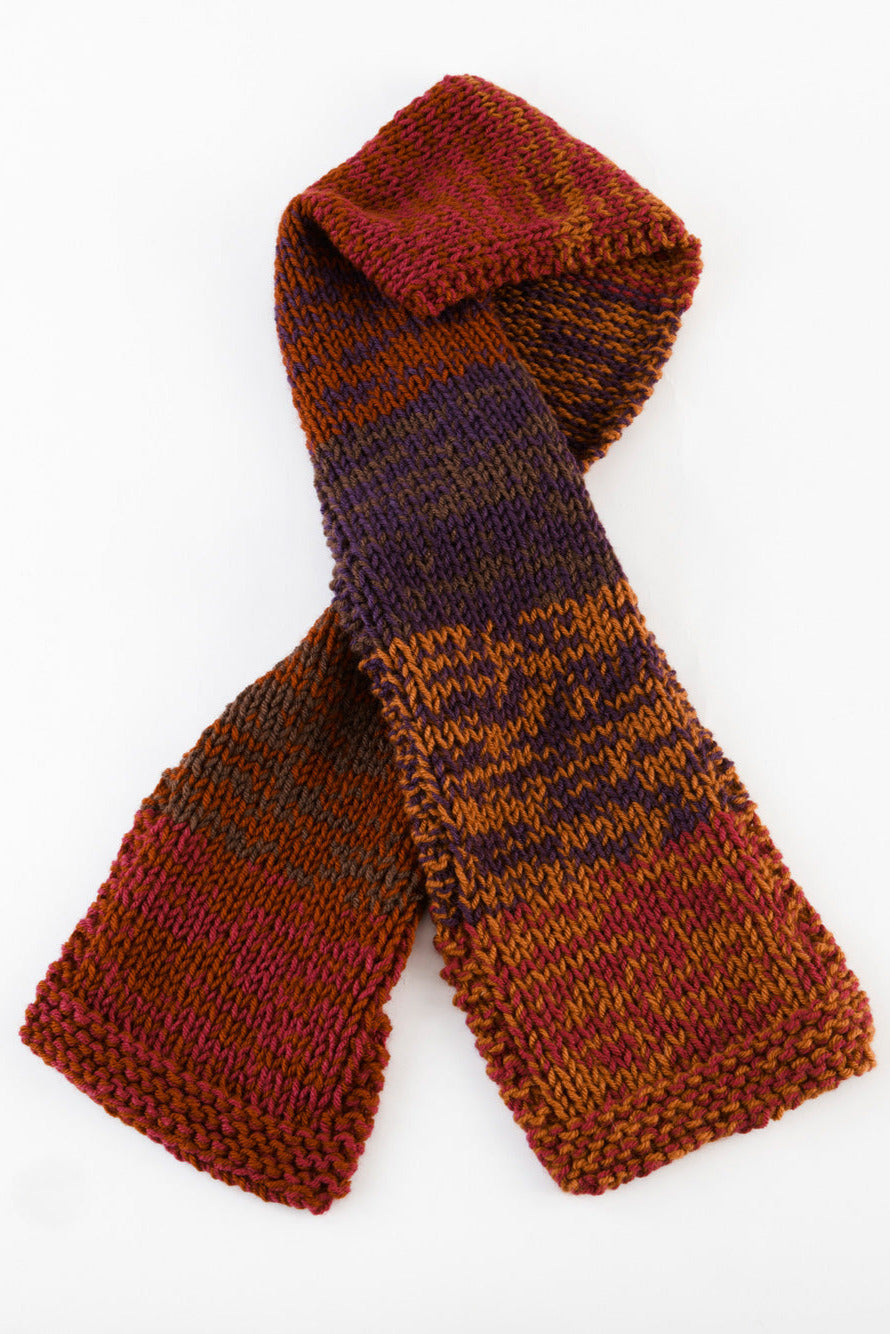 Color Blend Scarf (Knit)