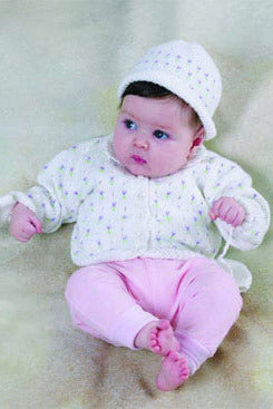 Knit Lacy Tulip Baby Set