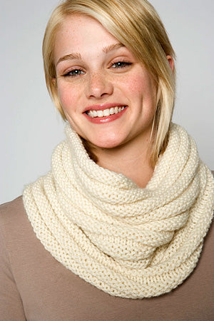 Knit Ridged Cowl Pattern