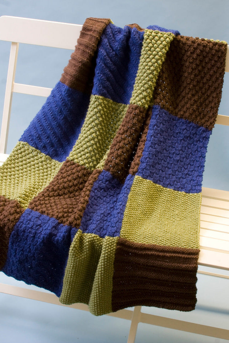 Knit Sampler Throw Pattern (Knit)